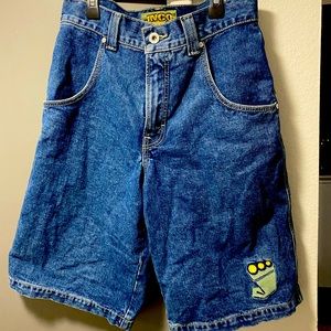 Jnco denim shorts